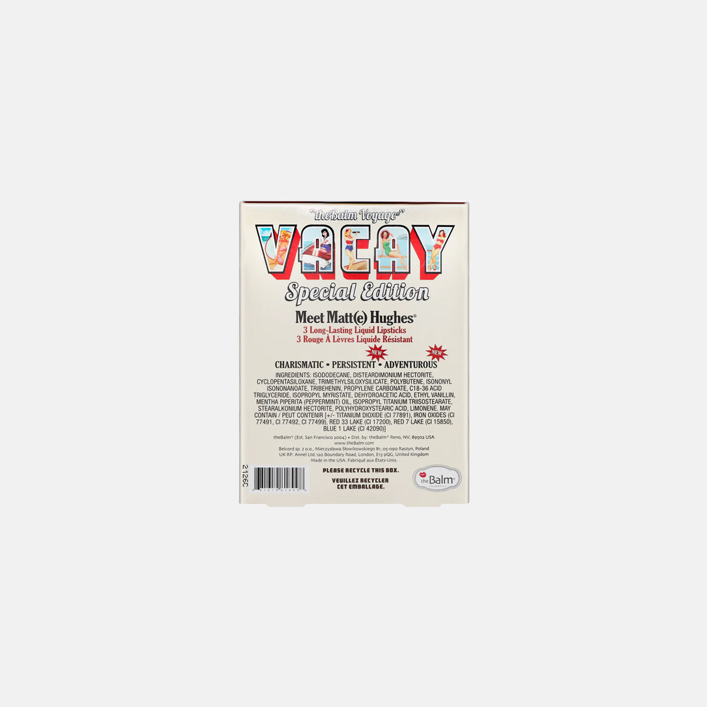 Vacay Lip Trio - Model Roz x theBalm